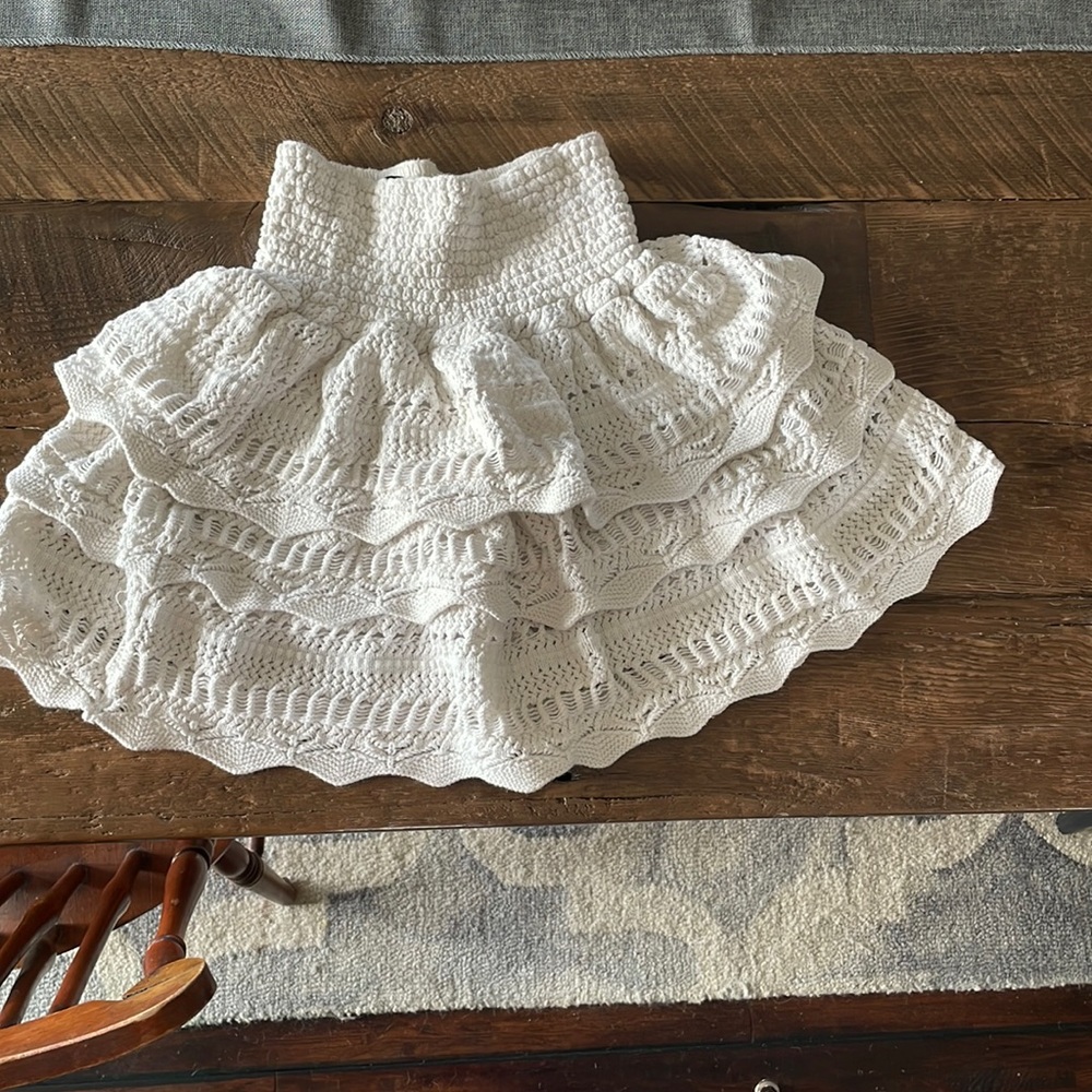 Victorias secret crochet skirt